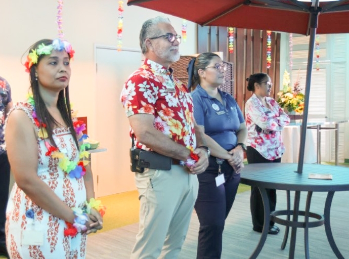 Empleadonan hopi anima na celebracion di 4 cuartal di Hotel