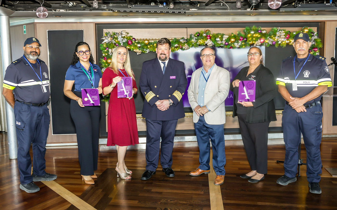 Aruba Tourism Authority conhuntamente cu APA a yama bonbini na MS Renaissance su prome bishita