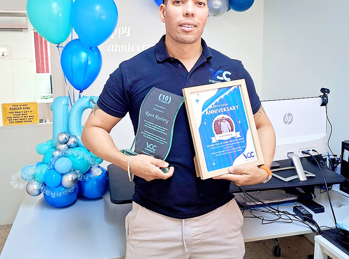 Di dos lustro di Ryan Reeberg na VCC International