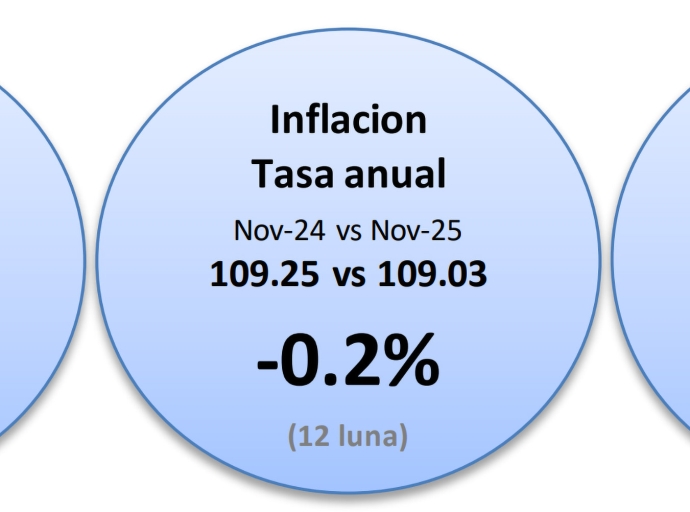 Indice di Prijs di Consumo pa November a cay cu 0,1 porciento