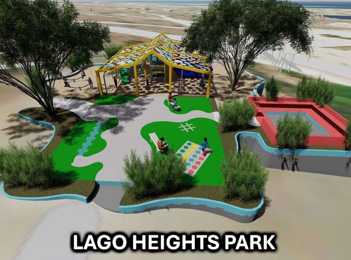 Progreso grandi den desaroyo di Lago Heights Park na San Nicolas