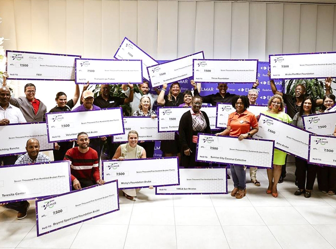 NV Elmar a duna un apoyo grandi na 20 instancia social