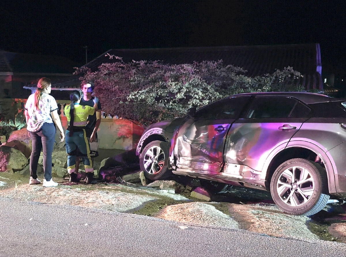    SUV electrico envolvi den otro accident na Tamarijn