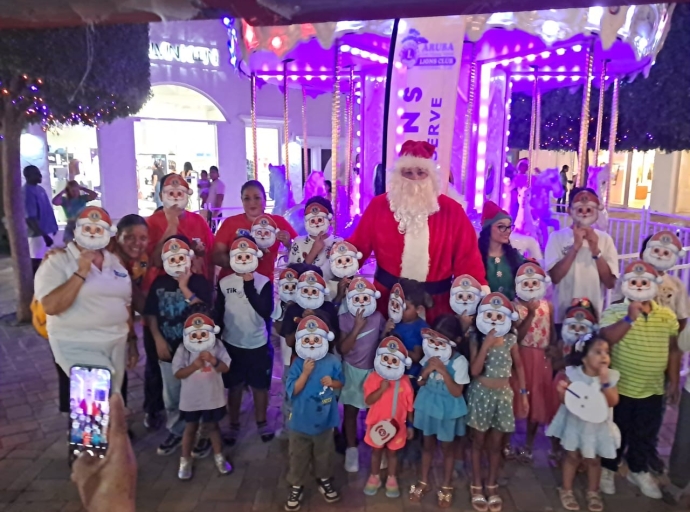 Aruba One Happy Island Lions Club ta trece alegria a traves di ‘un sonrisa pa nos muchanan’