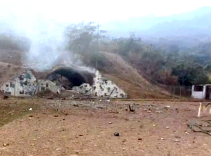  Asina bunker y vehiculonan militar a keda na Fuerte Tiuna