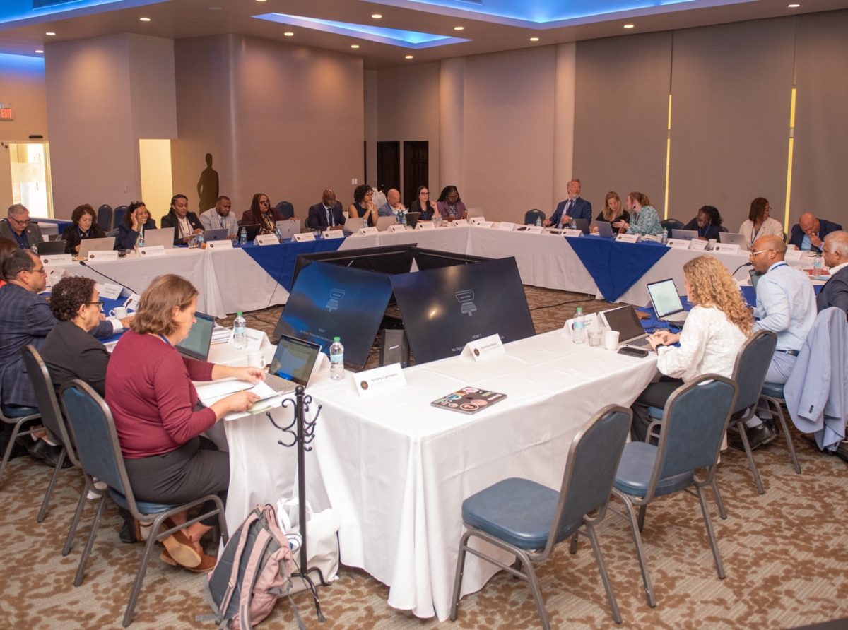 Ministerio di Husticia ta na St. Maarten pa atende reunionnan di JVO