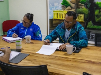 Reunion di Hefe di Mision a tuma luga na Comite Olimpico Arubano   