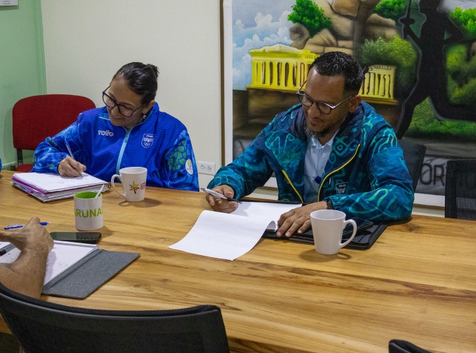 Reunion di Hefe di Mision a tuma luga na Comite Olimpico Arubano   