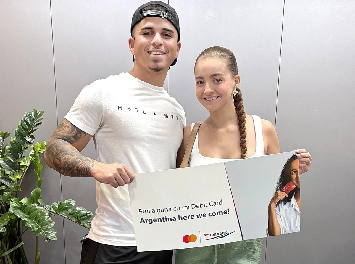 Danki na su Debit Card awor Ricky Donker ta rumbo pa Argentina