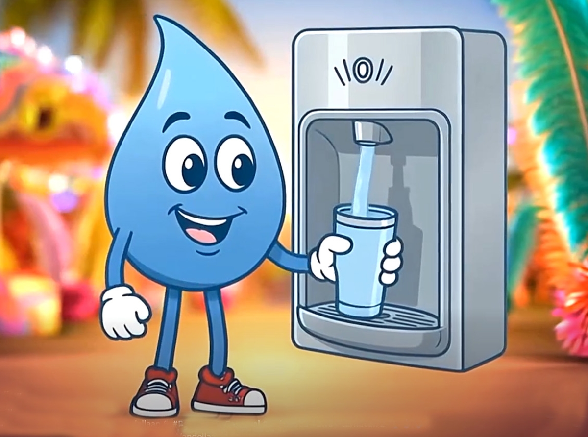 WEB ta bay tin servicio pa yena boter di awa durante Parada na Playa