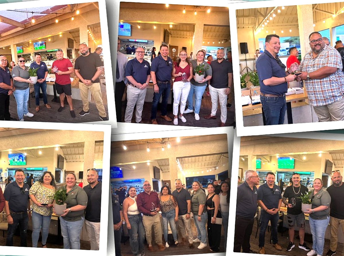 Varios hubilario special a wordo honra door di Aruba Ports Authority