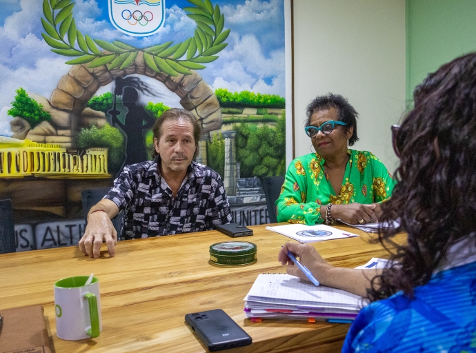 Comite Olimpico Arubano a reuni cu Aruba Chess Federation