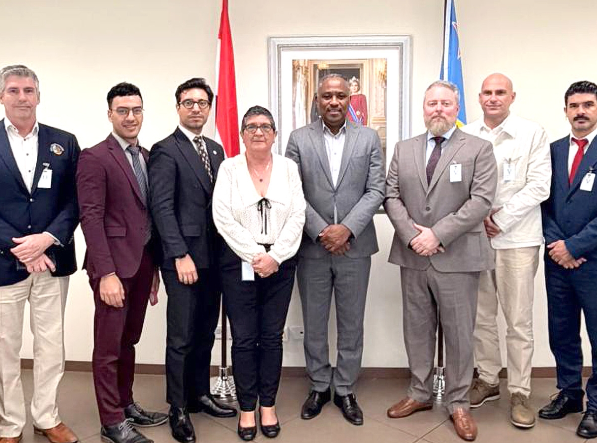 Delegacion UNOPS di Nacionnan Uni na Aruba pa check con ta construi un prison nobo