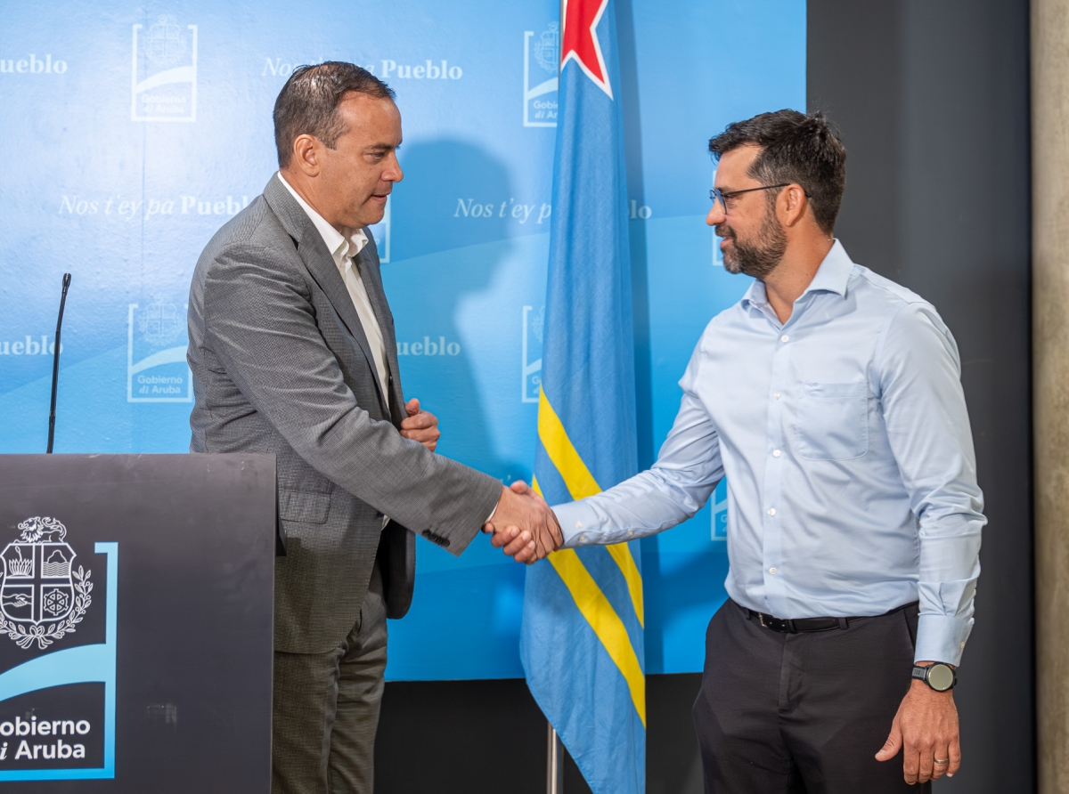 Walter Mosher ta inicia oficialmente como Director nobo di Free Zone Aruba N.V.