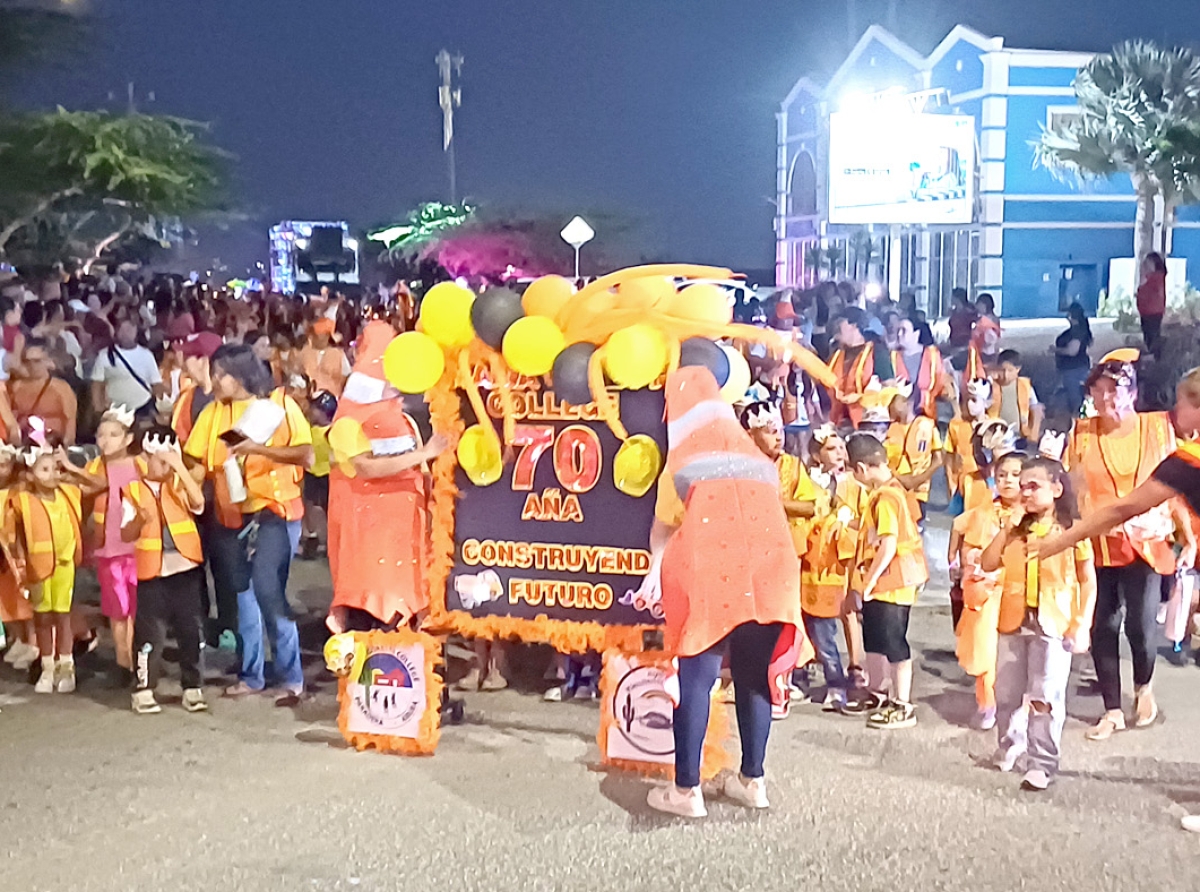 Scolnan di Paradera a goza di nan Jump-up atardi y cu a finaliza te anochi