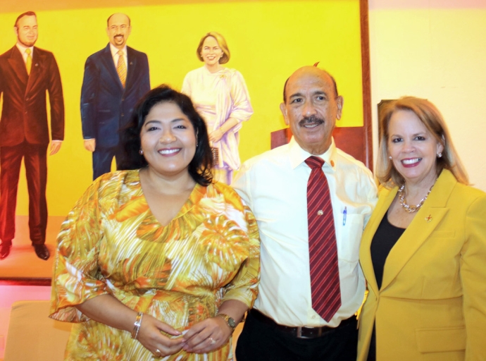 Evelyn Wever-Croes reflehando riba e 55 aña di lucha di MEP