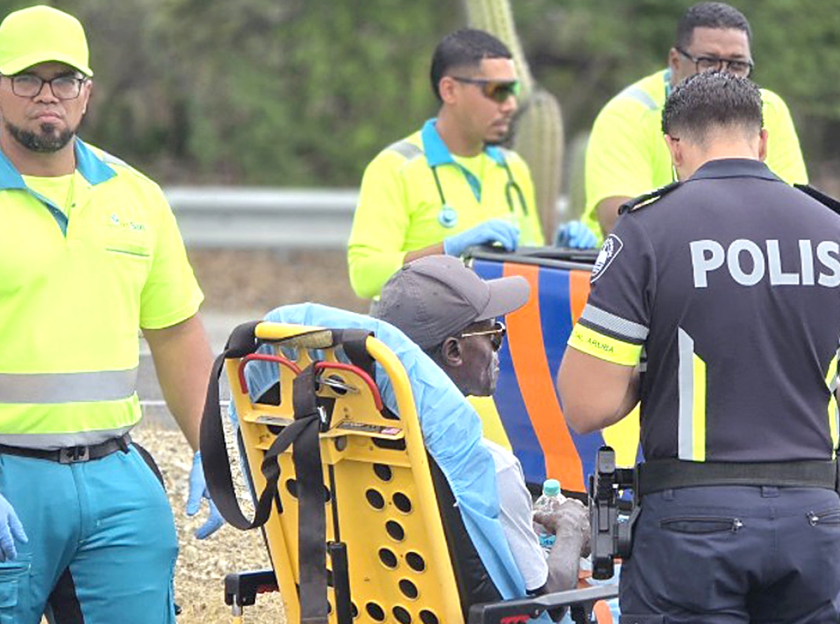 Auto a dal peaton cu a dicidi na cruza Green Corridor