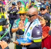 Durante Parada di Carnaval Cuerpo Policial a honra Onderinspecteur 1ste Klasse Tony Yearwood