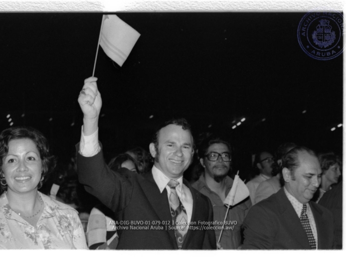 Movimiento Electoral di Pueblo y su rol den identidad Arubano durante 55 aña