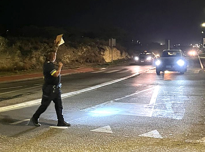 Polis a gara chauffeur coriendo 146 km/h riba Sero Tijshi