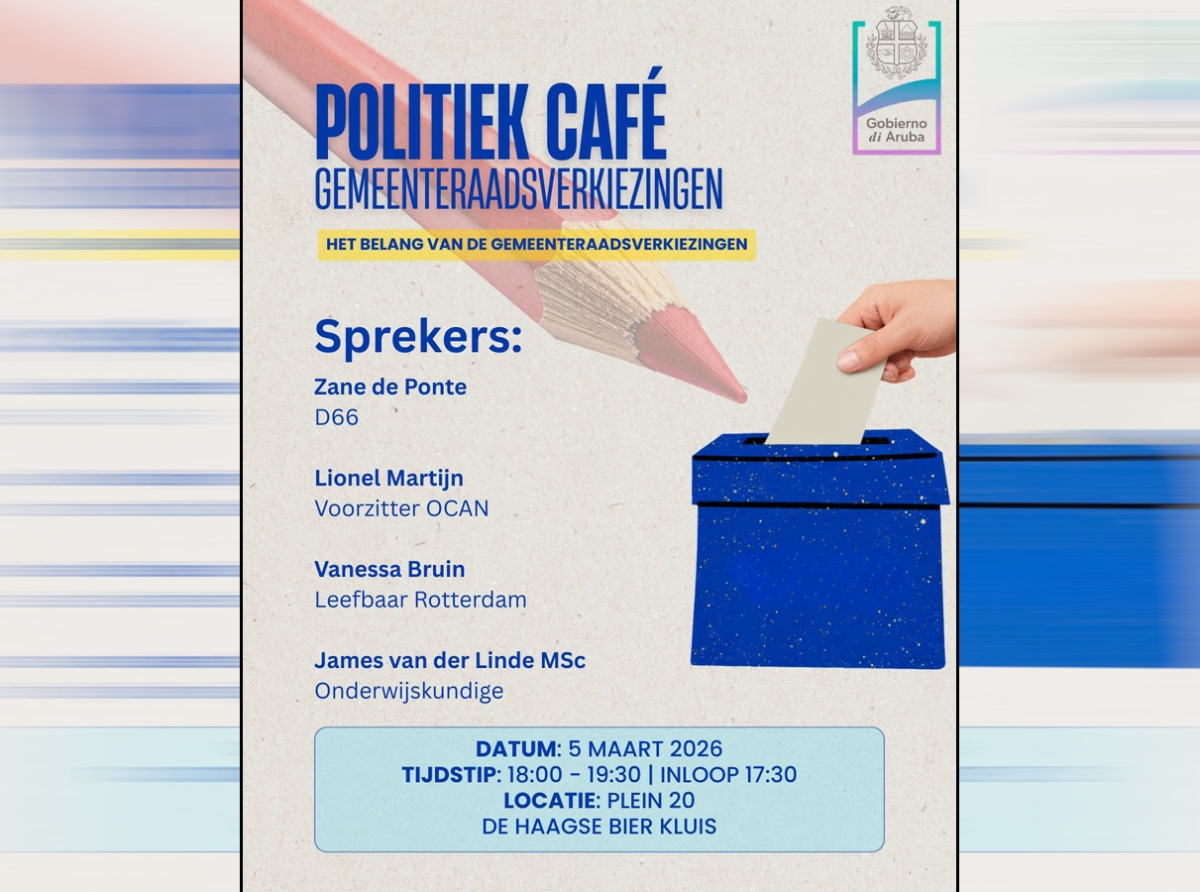 Kabinet di Aruba na Hulanda ta organiza Politiek Cafe