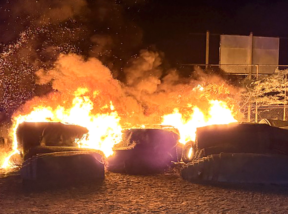 Dos piroman deteni Diahuebs marduga na Noord