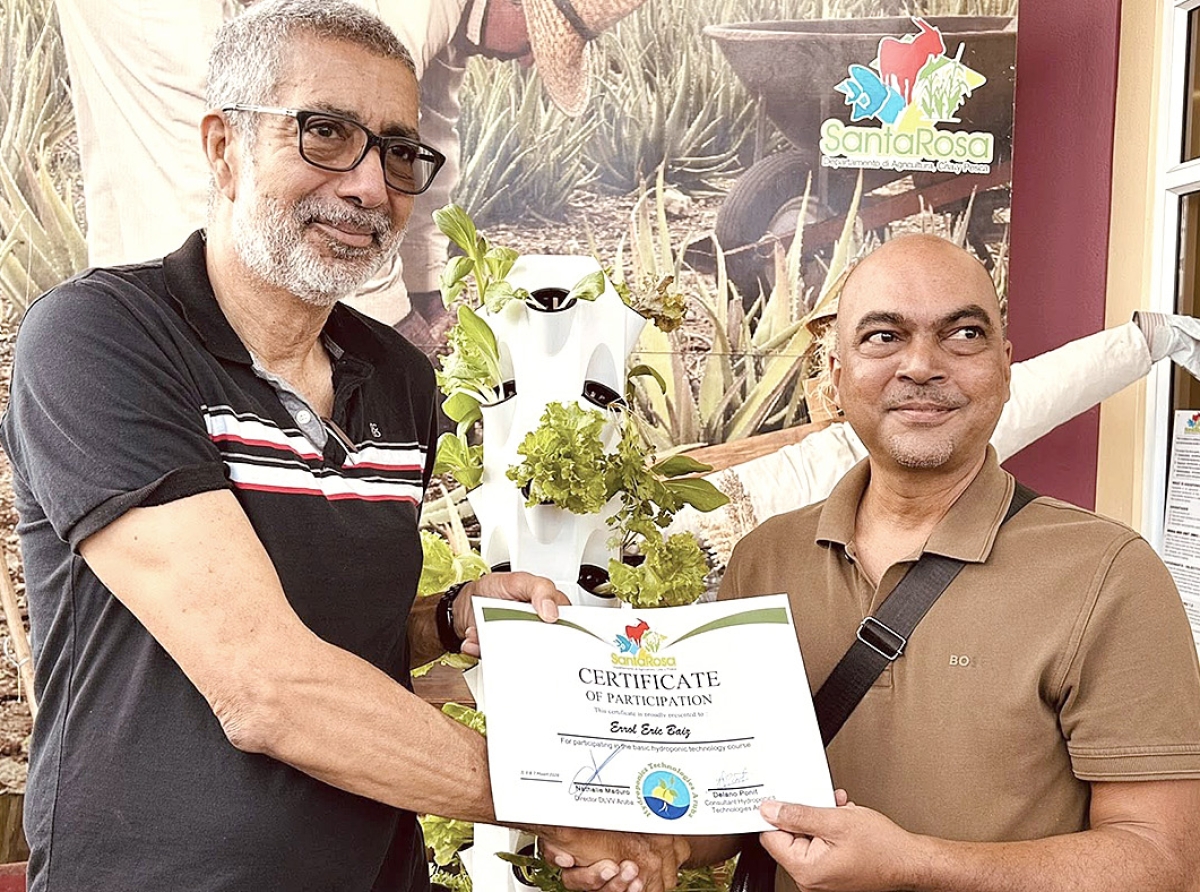 Exitoso curso di Hydroponics a finaliza