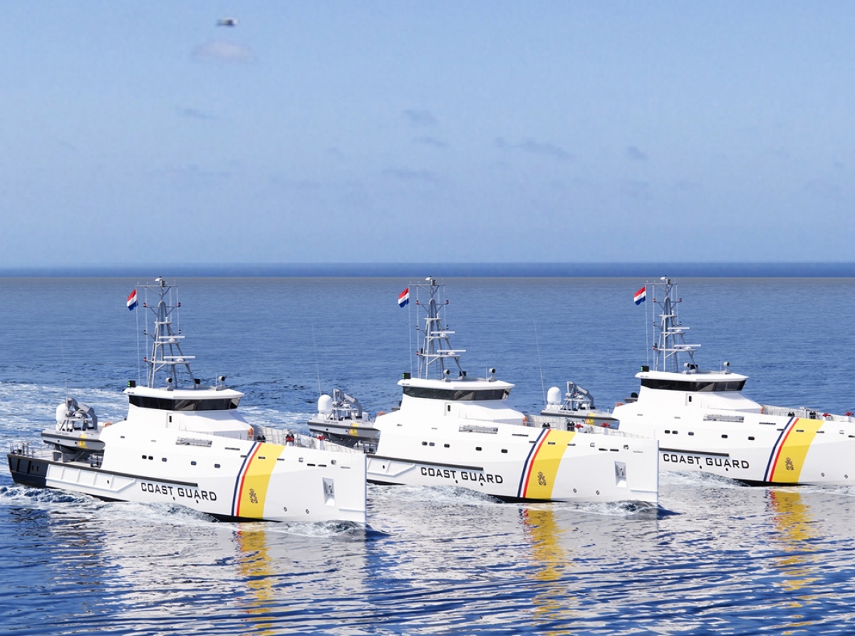 Wardacosta ta bay haya 3 Cutter nobo aki 3 aña