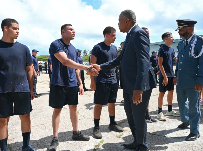 Grupo nobo di aspirant di polis ta cuminsa nan formacion na Scol di Polis Edgar Joaquin Watty Vos