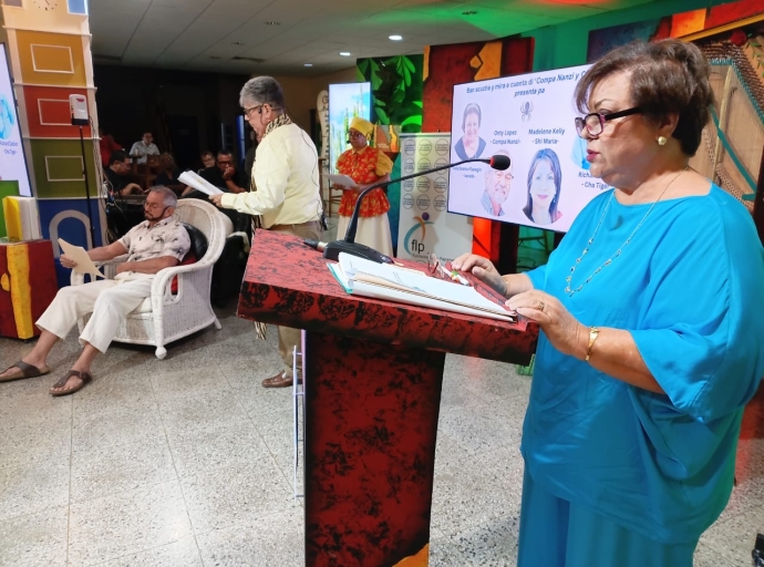Fundacion Lanta Papiamento cu exitoso lansamento di e buki ‘Ata Compa Nanzi atrobe!’ na Biblioteca Nacional Aruba