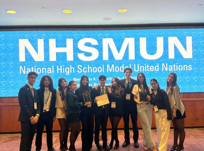 Studiantenan di Aruba ta logra reconocemento maximo na e ‘52nd National High School Model United Nations Conference’ na New York