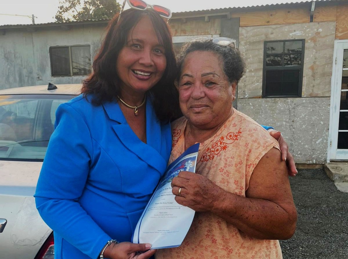 Paulita (Ita) Ramona Ridderstaat ta ricibi Premio Ovito Tromp 2026 durante Fiesta