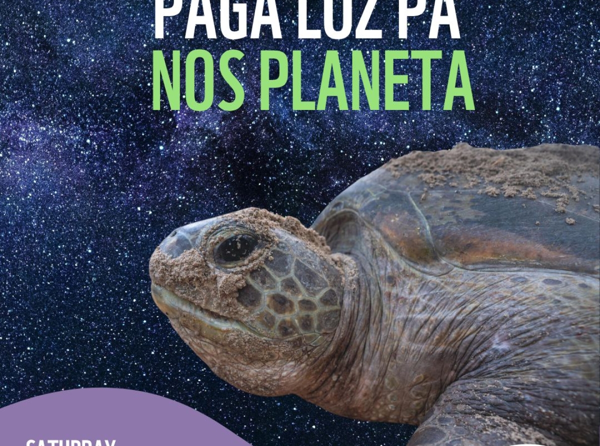 Directie Natuur en Milieu ta uni na e iniciativa  mundial ‘Earth Hour 2026’