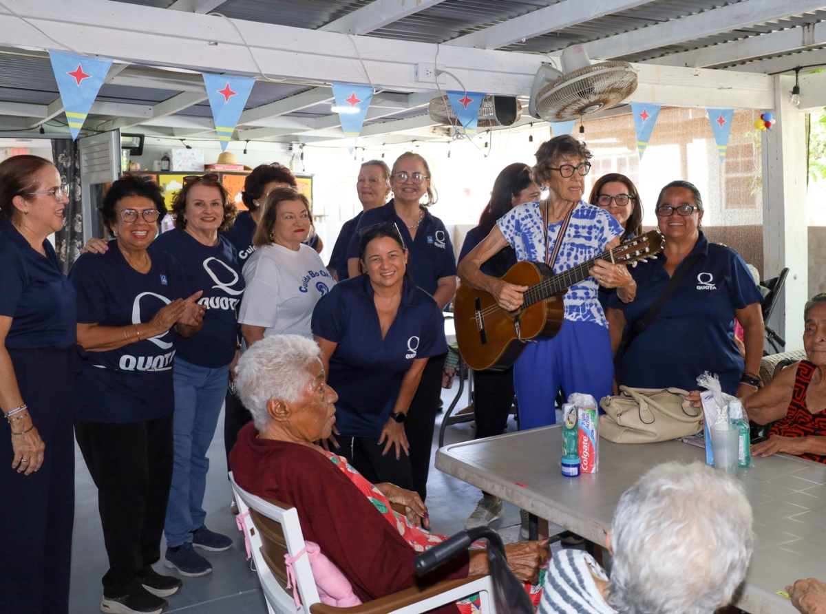 Quota Club of Aruba cu actividad special na Cas Amada