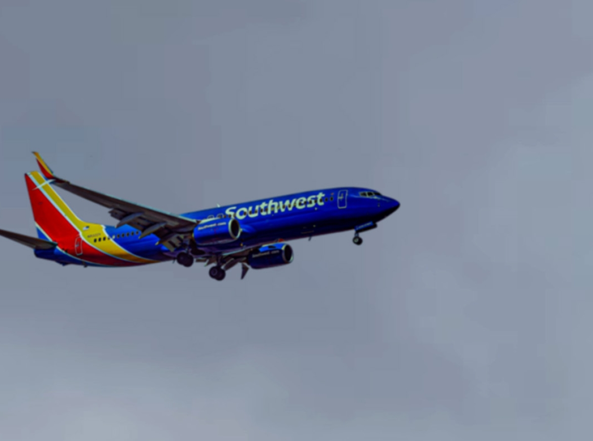Parha a dal den motor di avion di Southwest cu net tabata lantando vuelo