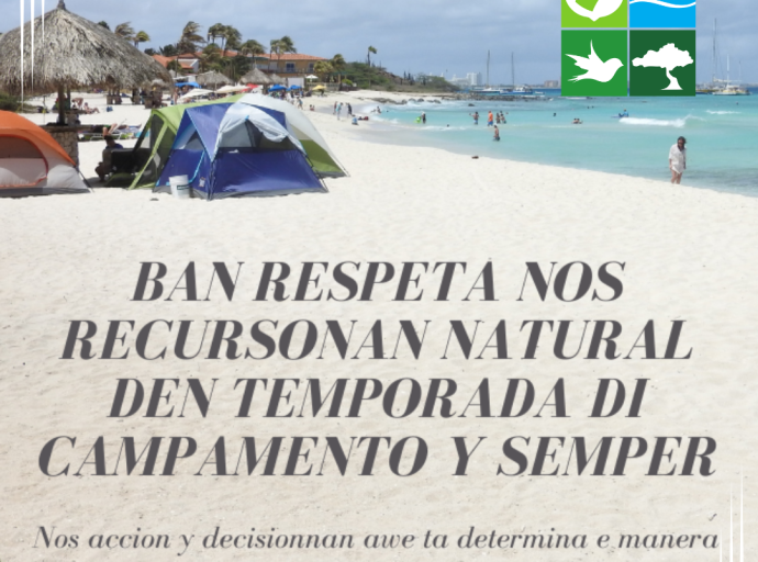 Disfruta di campamento sin lubida proteccion y responsabilidad pa nos naturalesa