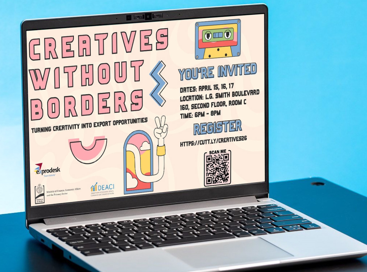 Ministro Geoffrey Wever stimulando tur esnan creativo pa workshop ‘Creatives Without Borders’