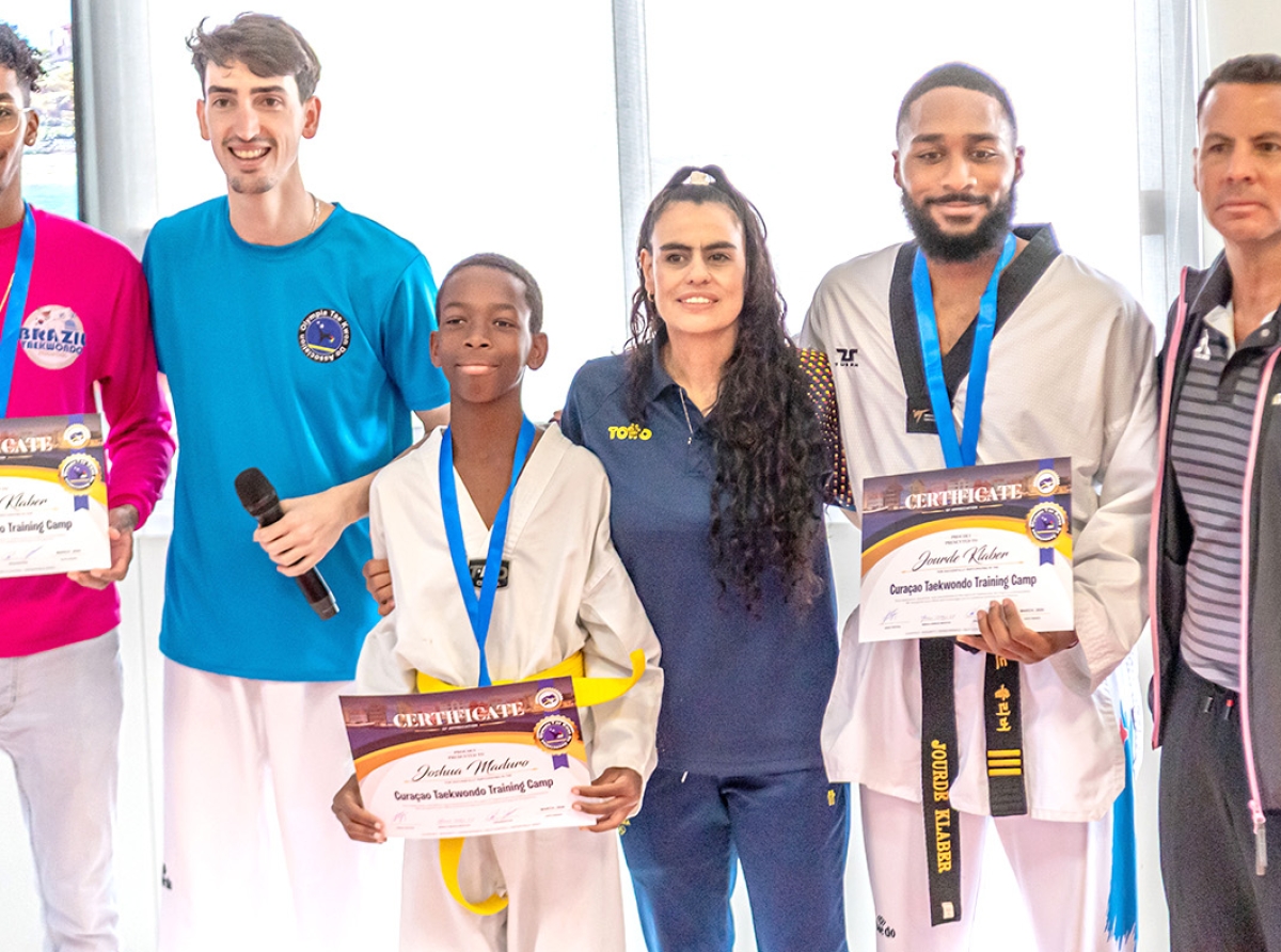 Joshua Klaber a participa na algun competencia di Taekwondo na Europa