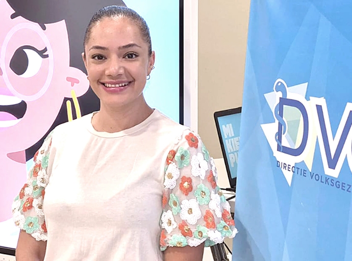 Dahariana Evertsz ta elabora riba campaña ‘Cambia Bo Slok’ di DVG