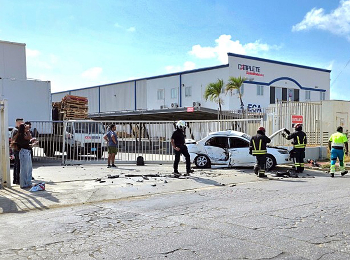 Accident fuerte den Schotlandstraat a finalisa cu impacto contra compania ASD