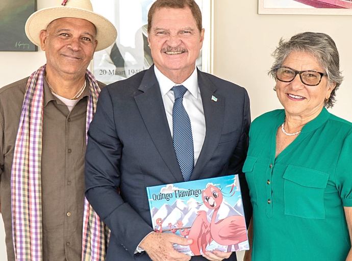 Buki di mucha y historia inspirador presenta den encuentro cu Prome Minister