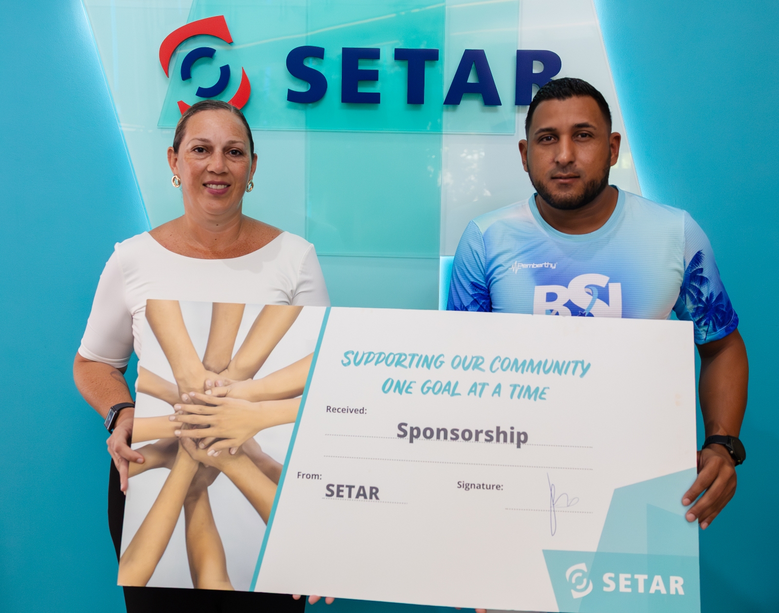 Setar ta orguyoso di continua cu su partnership cu Beyond Sports Limit Foundation promoviendo deporte inclusivo