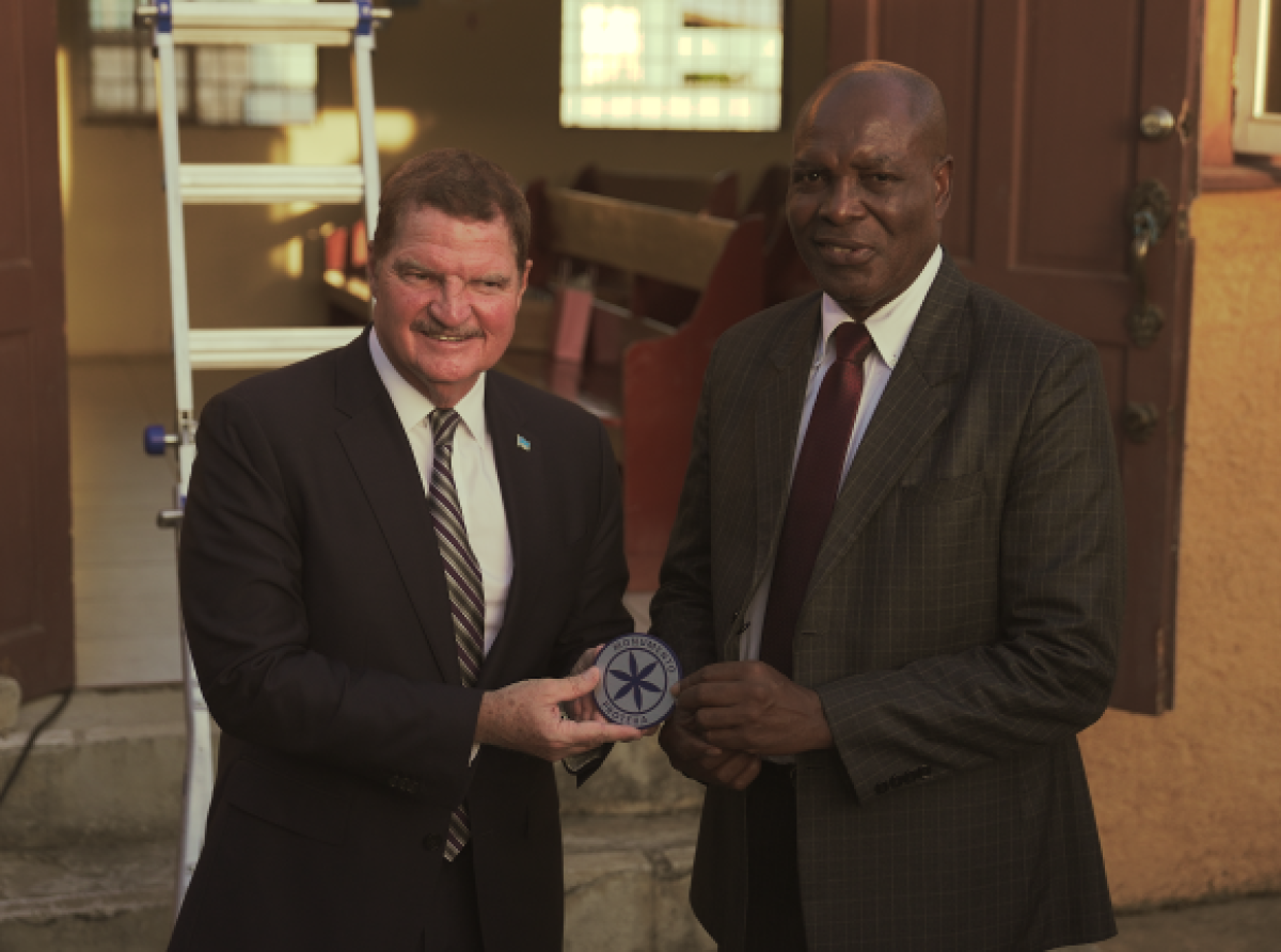 Prome Minister Eman ta reafirma compromiso pa restauracion di herencia historico na Bernhardstraat