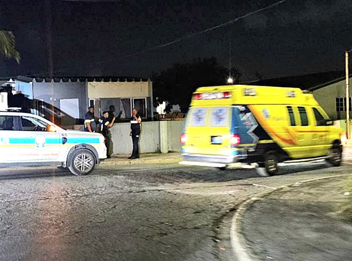 Tiramento di boter di cerbes a herida persona y un persona violento a keda deteni