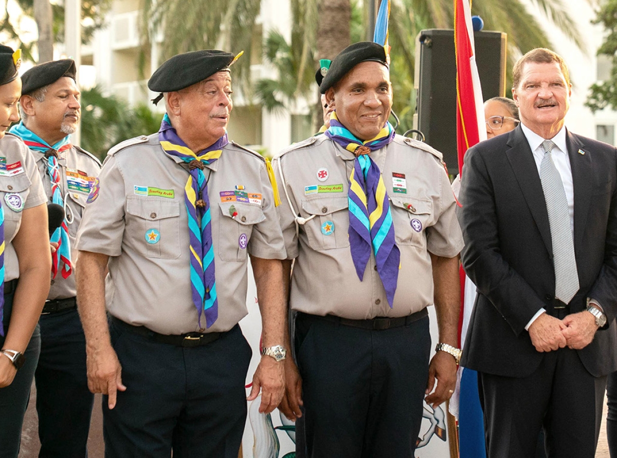 Disciplina y dedicacion di Scouting Aruba ta refleha precisamente loke nos pais tin mester