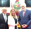 Jennifer Arends-Reyes a ricibi bishita oficial di Vicepresidente y delegacion di Raad van State