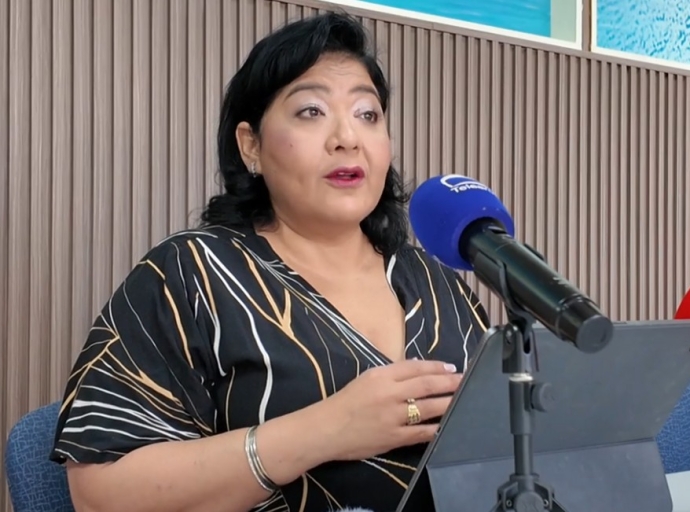 Parlamentario Xiomara Maduro kier haya sa pakico a laga Scouting Aruba afo durante celebracion di Dianan Nacional