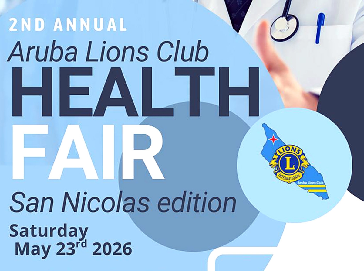 Aruba Lions Club cu su di 2 edicion di Feria di Salud na San Nicolas