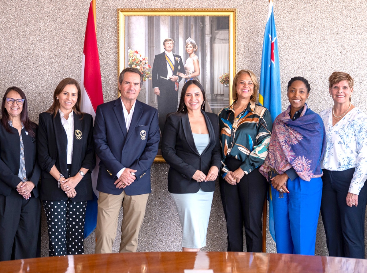 President di Panam Sports hunto cu COA a reuni cu Minister di Deporte