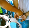 Polis den tempo record a detene sospechosonan den caso di tiramento